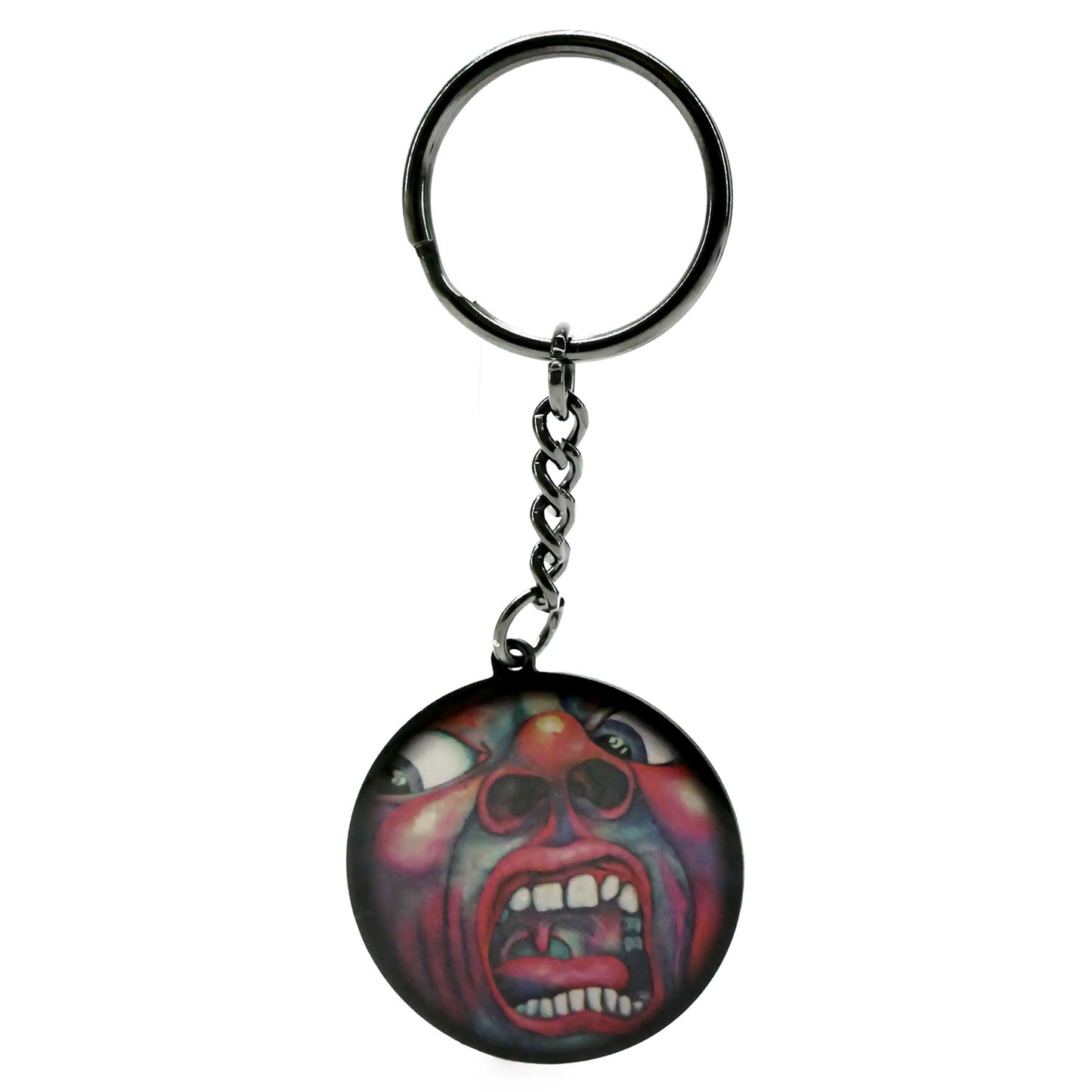 King Crimson In The Court Of The Crimson King Metal Key Chain Front