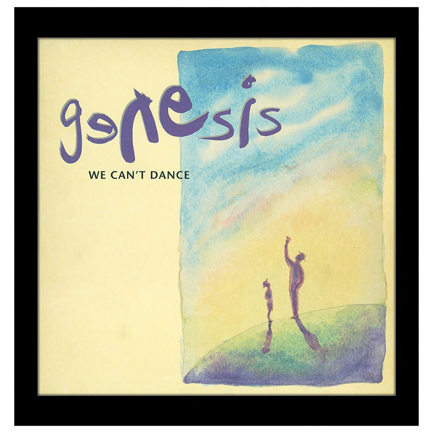 Genesis We Can't Dance Framed Wall Art Front
