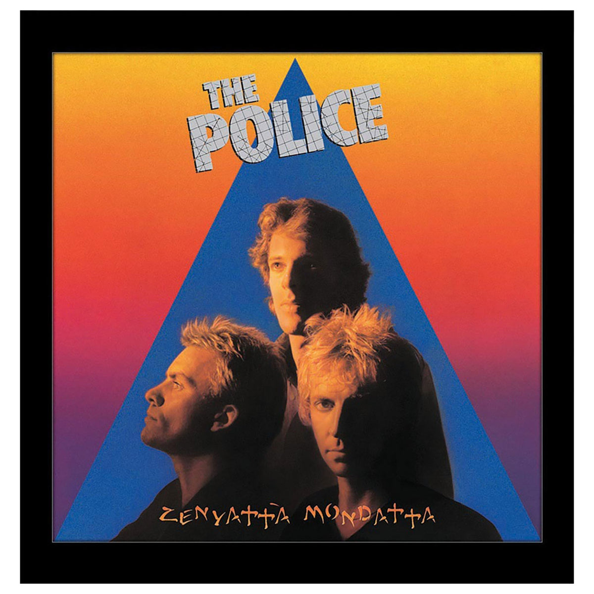 The Police Zenyatta Mondatta Framed Wall Art Front