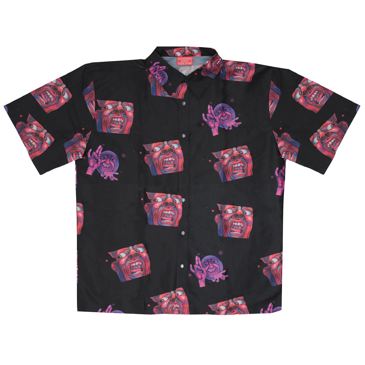 King Crimson In The Court Of The Crimson King Dress Shirt Front