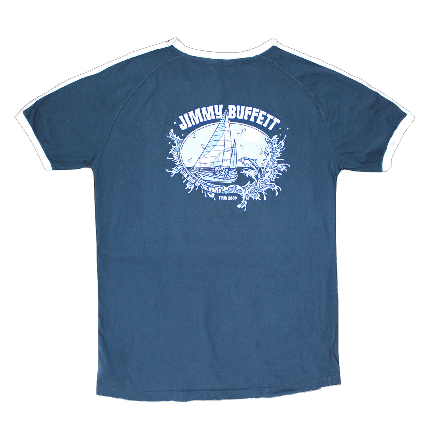 Jimmy Buffett Party At The End Of The World Tour 2006 T-shirt Back
