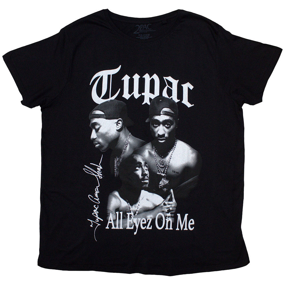 Tupac All Eyez B&w T-shirt Front