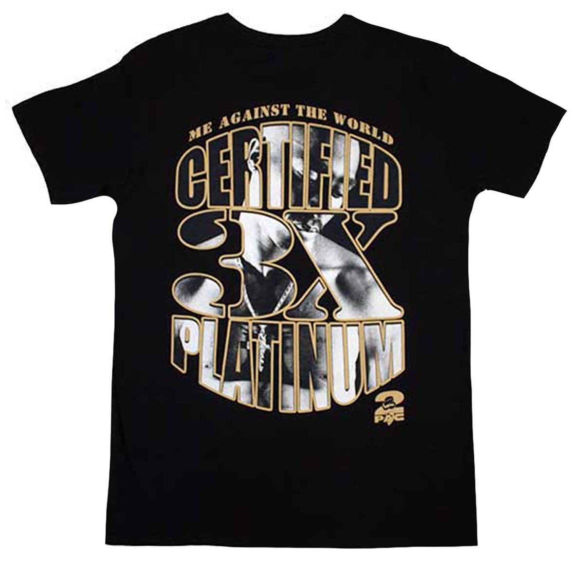 Tupac Platinum T-shirt Back