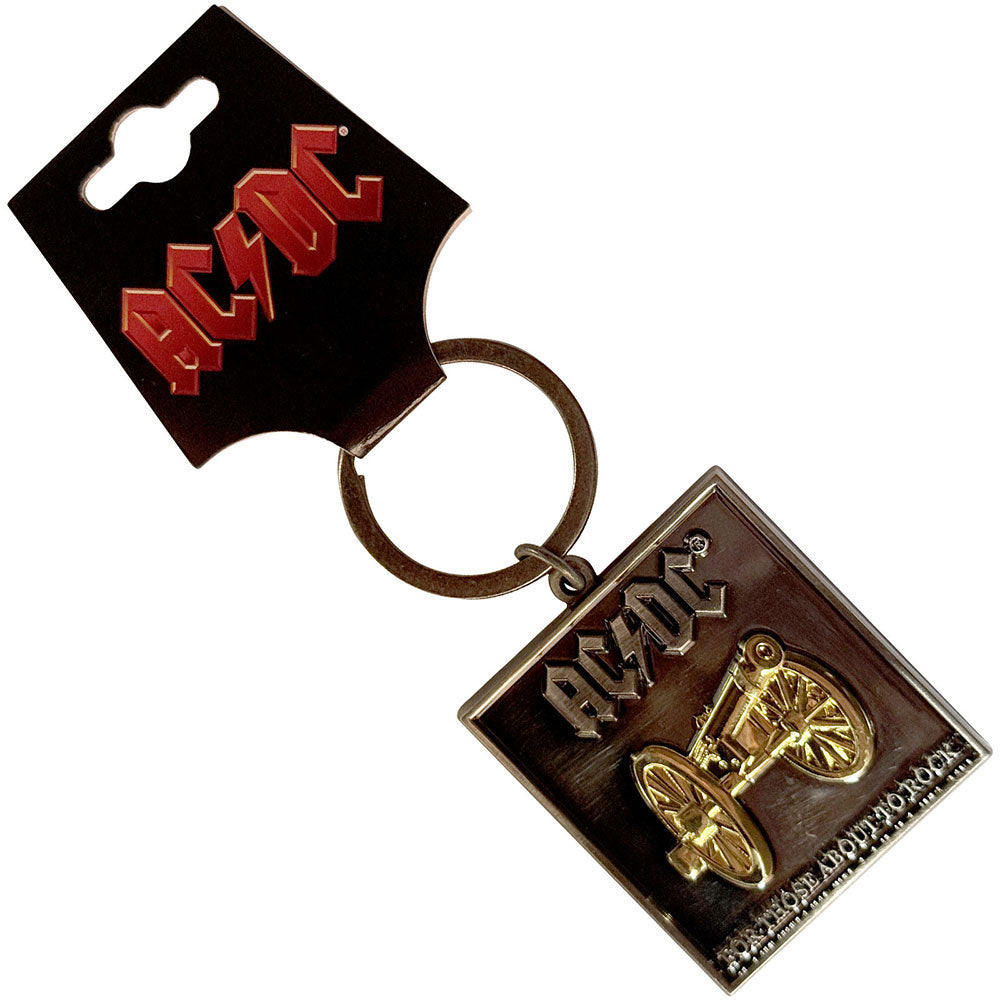 AC/DC For Those About To Rock 3d Metal Key Chain Front