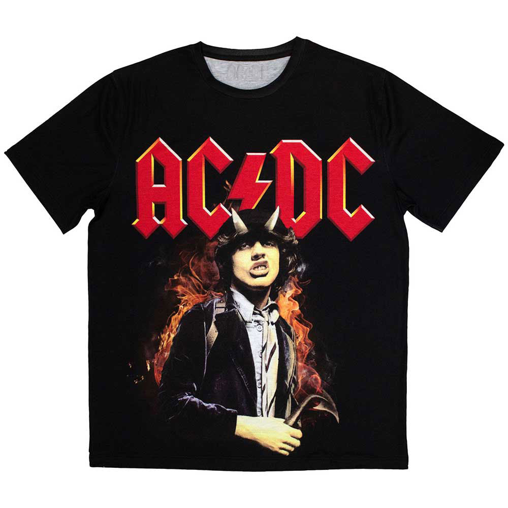 AC/DC Angus Highway To Hell Sublimation T-shirt Front