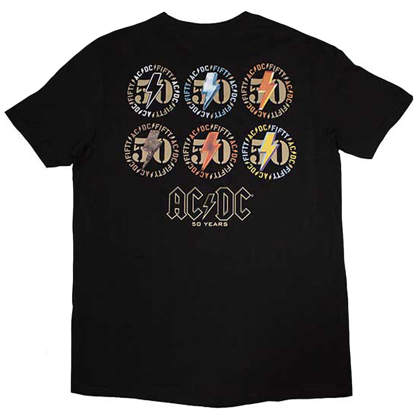 AC/DC Emblems T-shirt Back