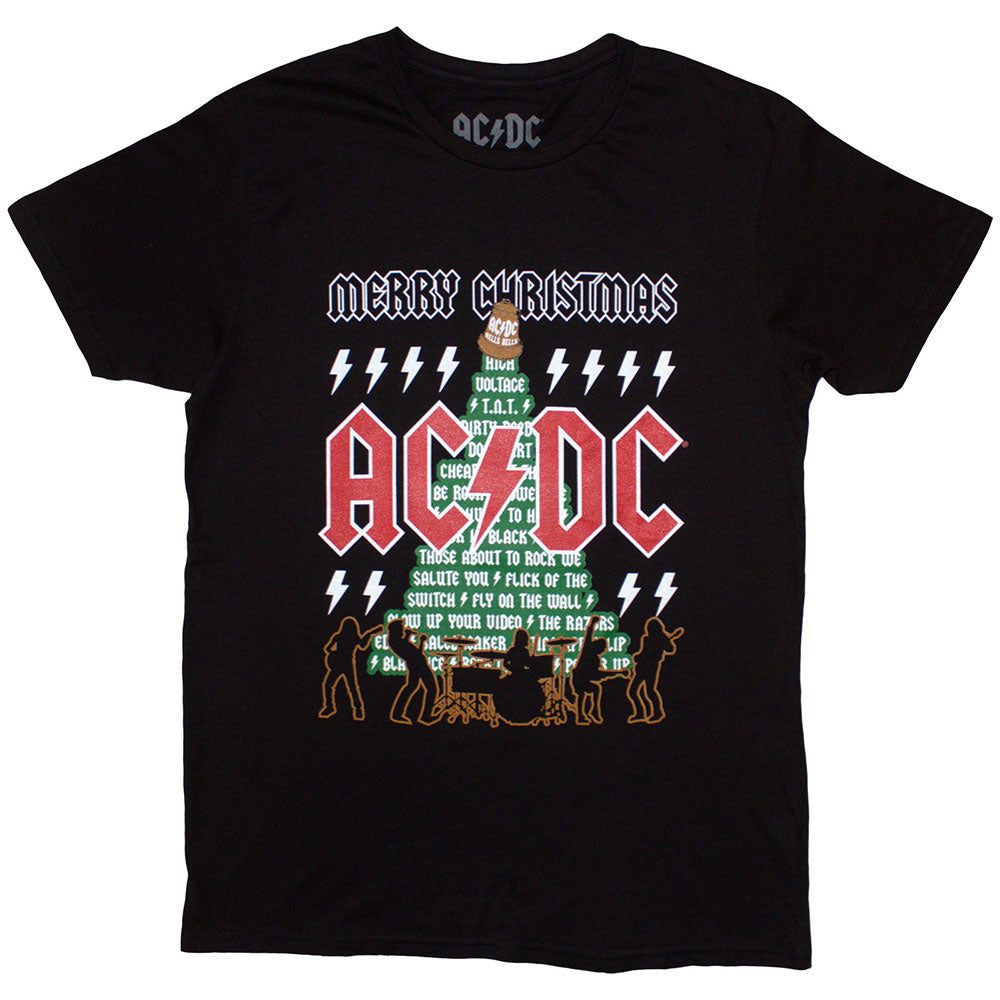 AC/DC Merry Christmas T-shirt Front