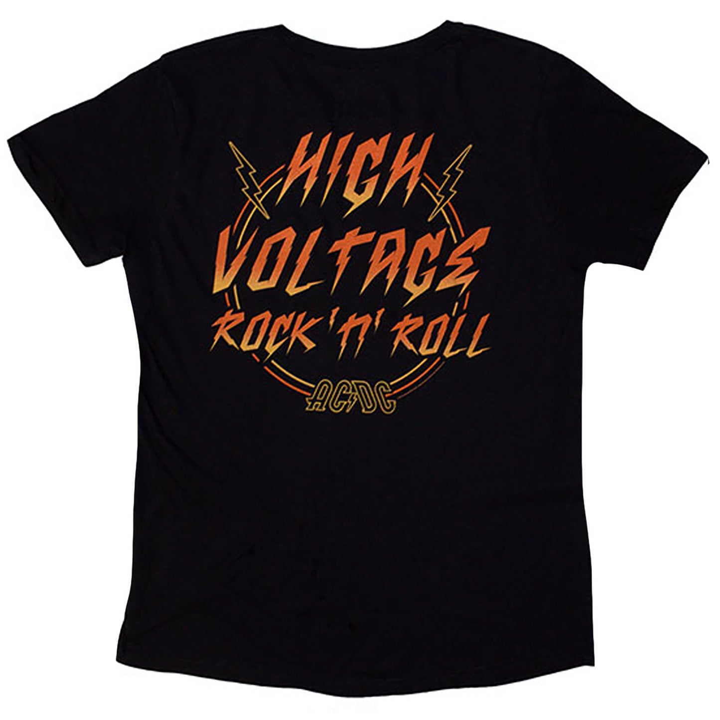 AC/DC High Voltage Rnr T-shirt Back