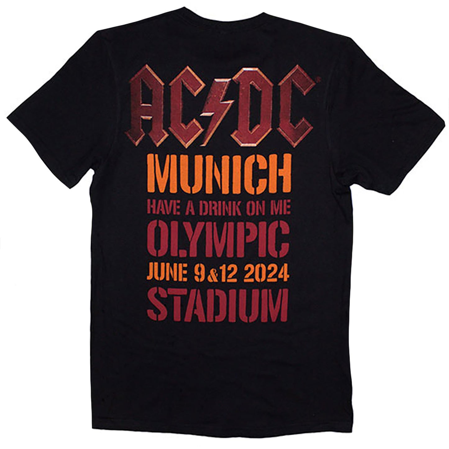 AC/DC Pwr-up Munich '24 T-shirt Back