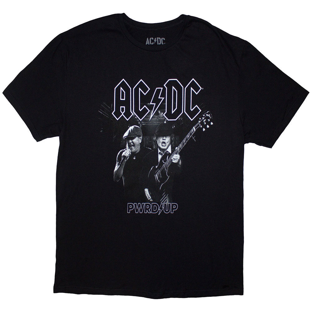 AC/DC Pwrd-up B&w Photo T-shirt Front