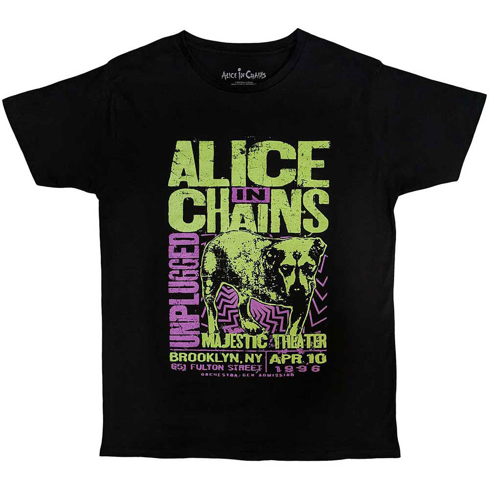 Alice In Chains Unplugged Dog T-shirt Front