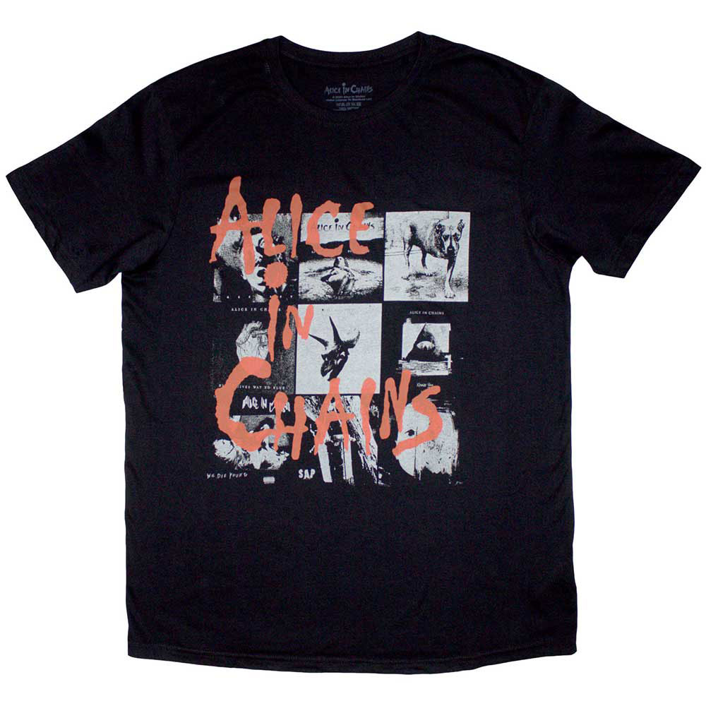 Alice In Chains Albums Montage T-shirt Front