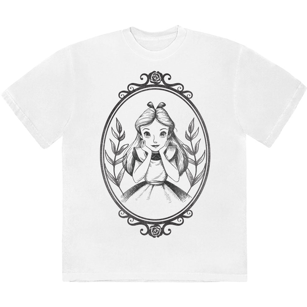 Disney Alice In Wonderland - Alice Pose Border T-shirt Front