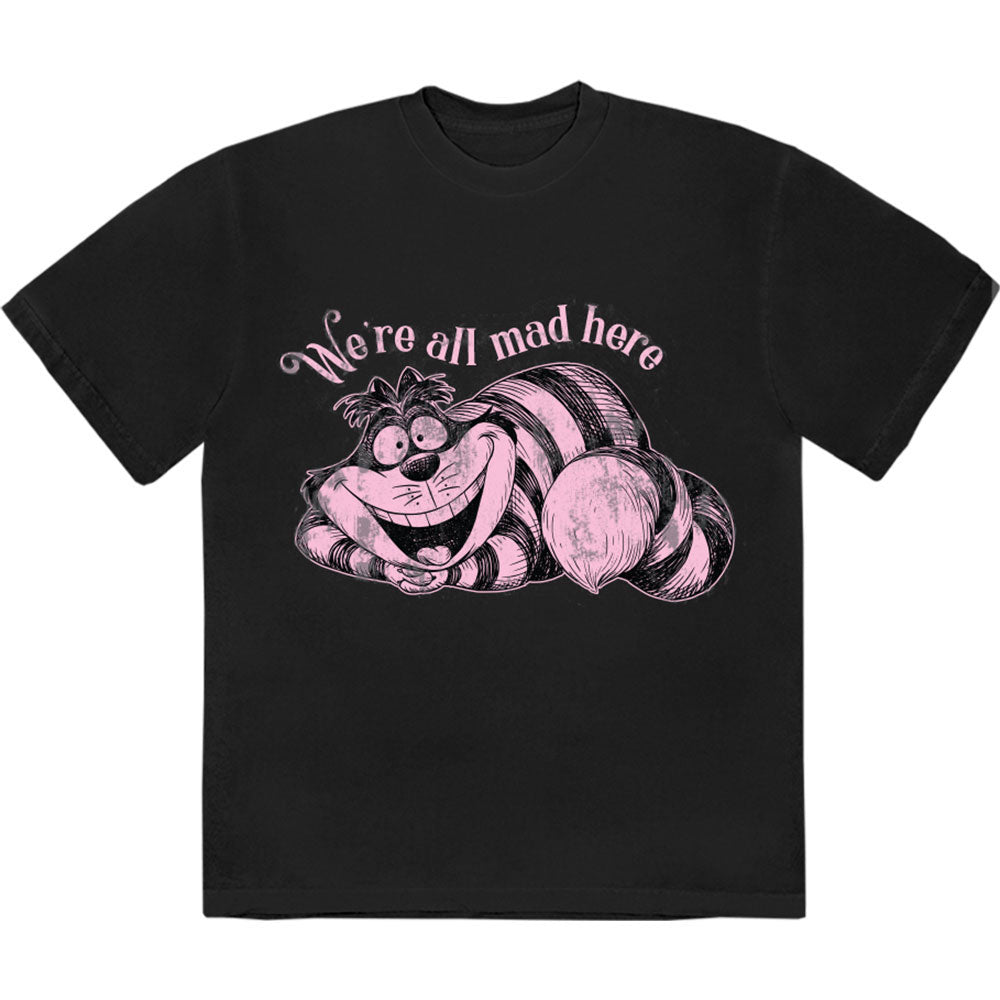 Disney Alice In Wonderland - We're All Mad Here T-shirt Front