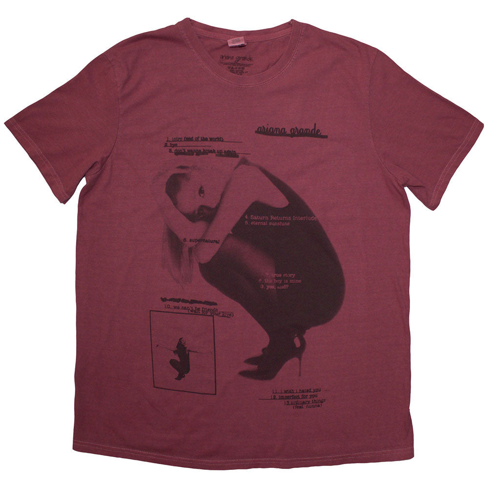 Ariana Grande Eternal Sunshine Tracklist T-shirt Front