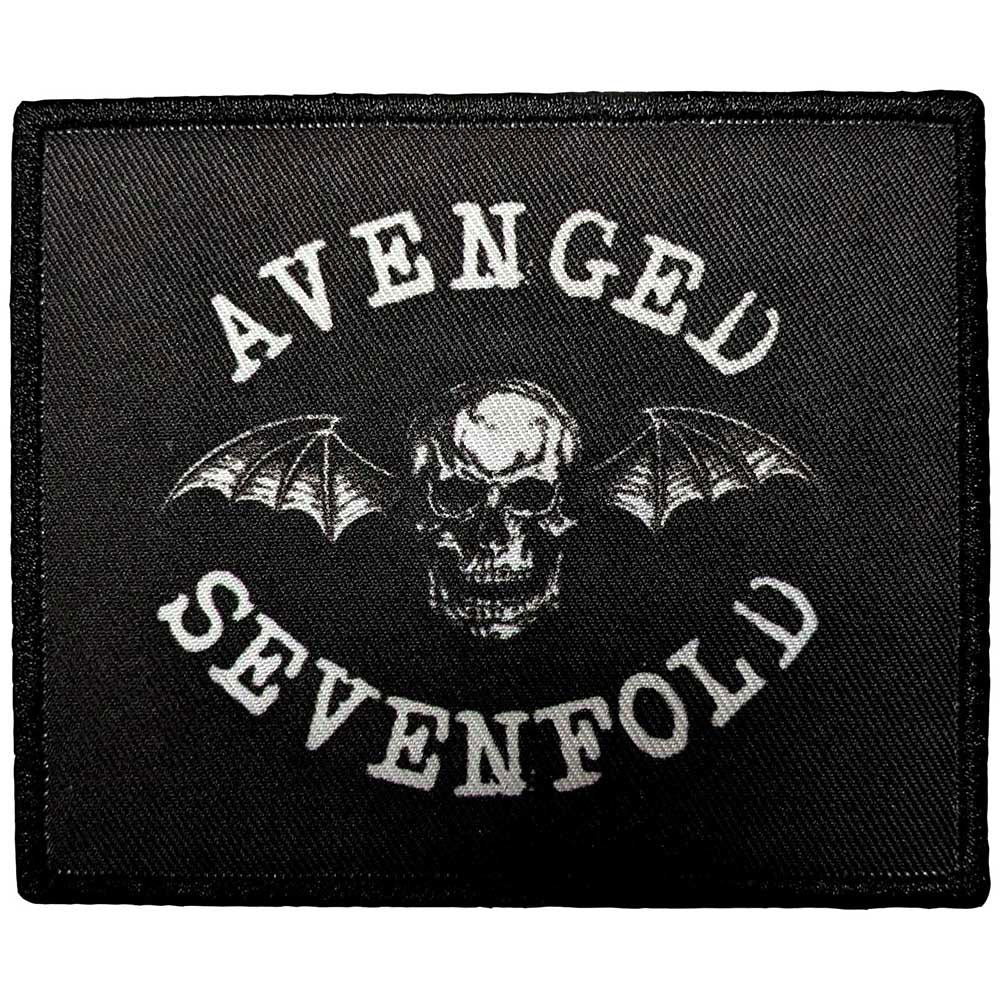 Avenged Sevenfold Deathbat Crest Woven Patch Front