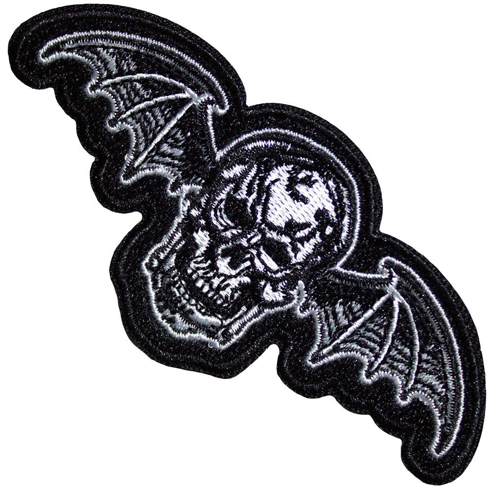 Deathbat Cut-out Woven Patch