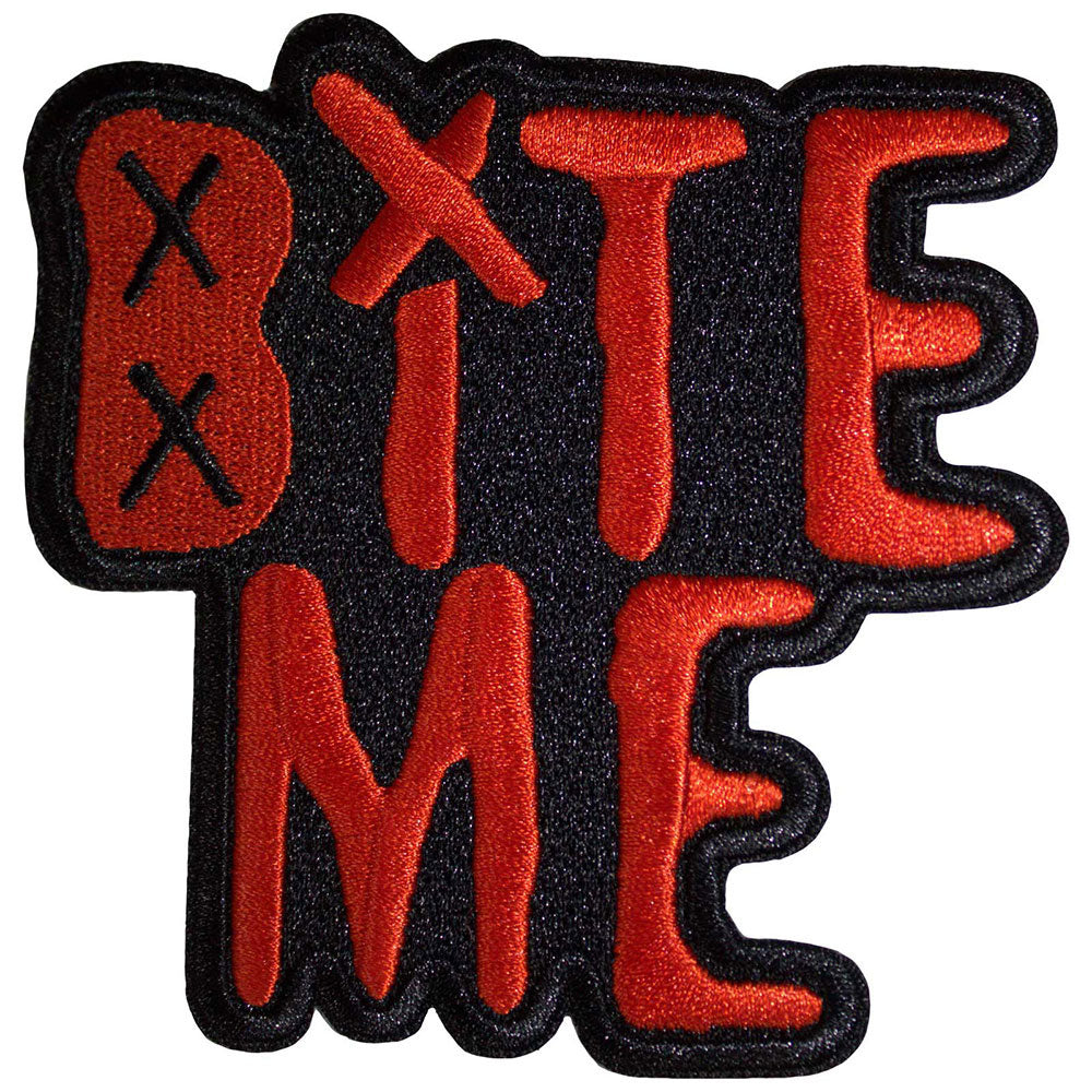 Avril Lavigne Bite Me Woven Patch Front