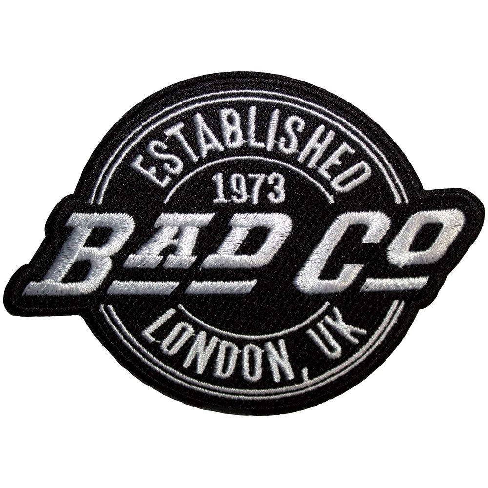 Bad Company Est. 1973 Circle Logo Woven Patch Front