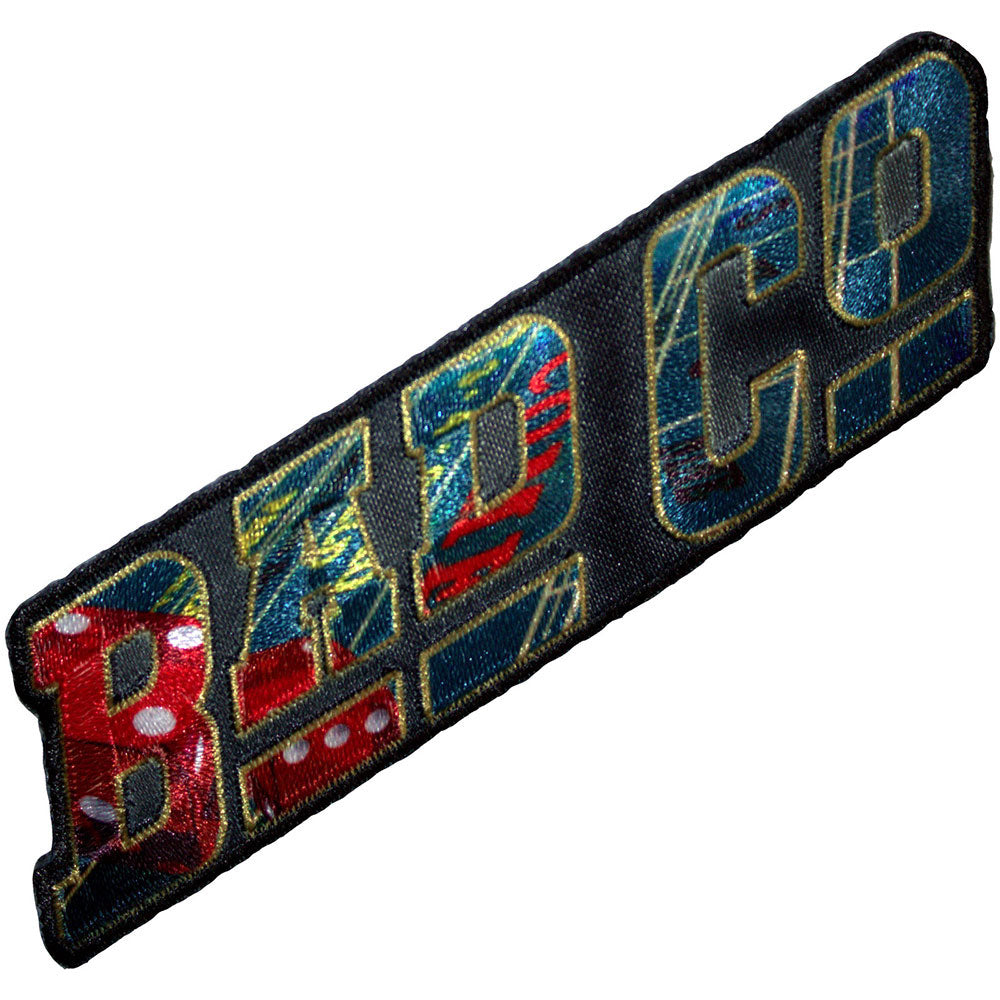 Bad Company Dice In Logo Woven Patch Front