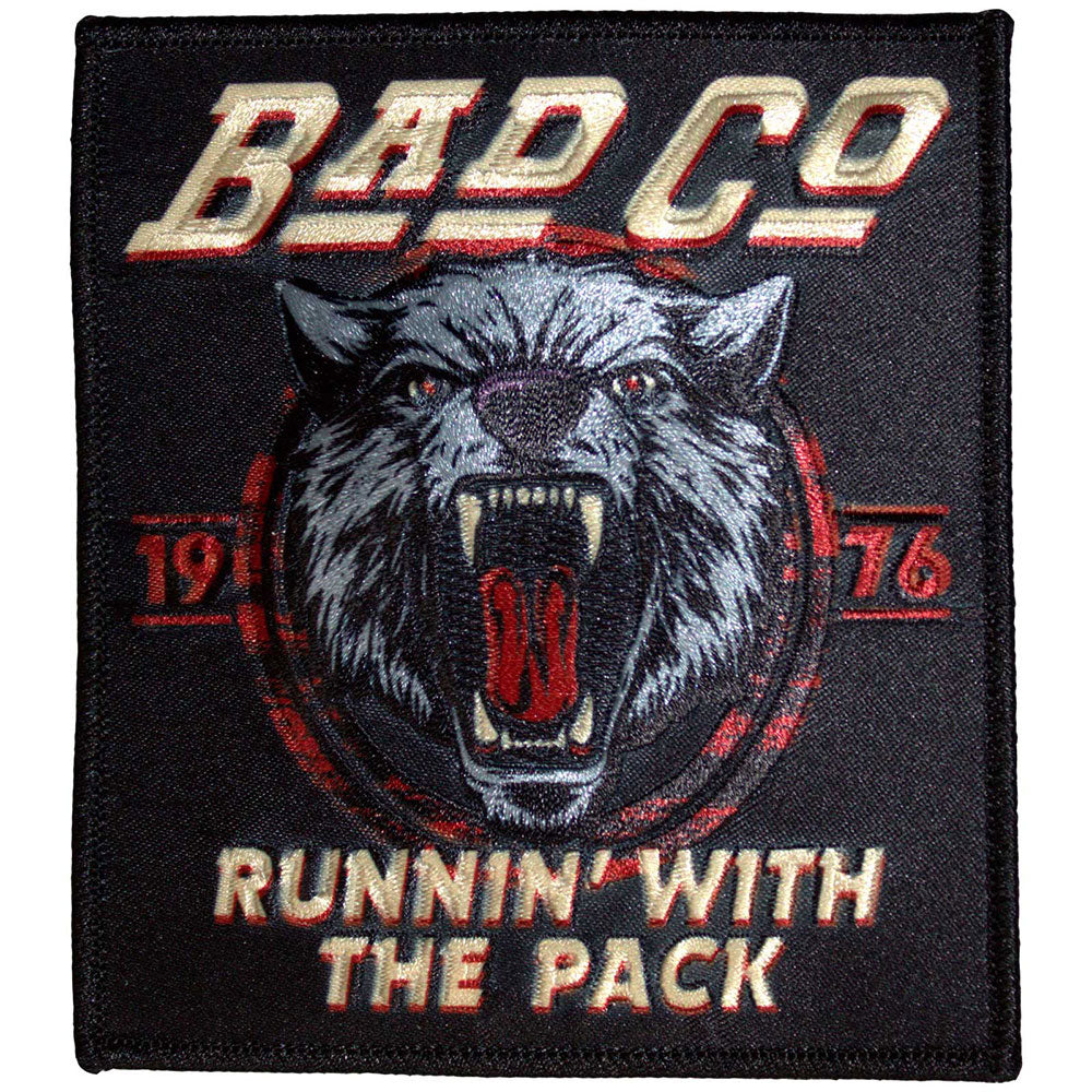 Bad Company Runnin' With The Pack Woven Patch Front