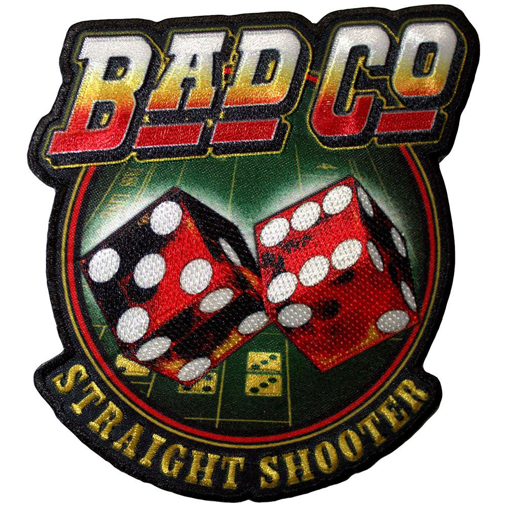 Bad Company Straight Shooter Woven Patch Front