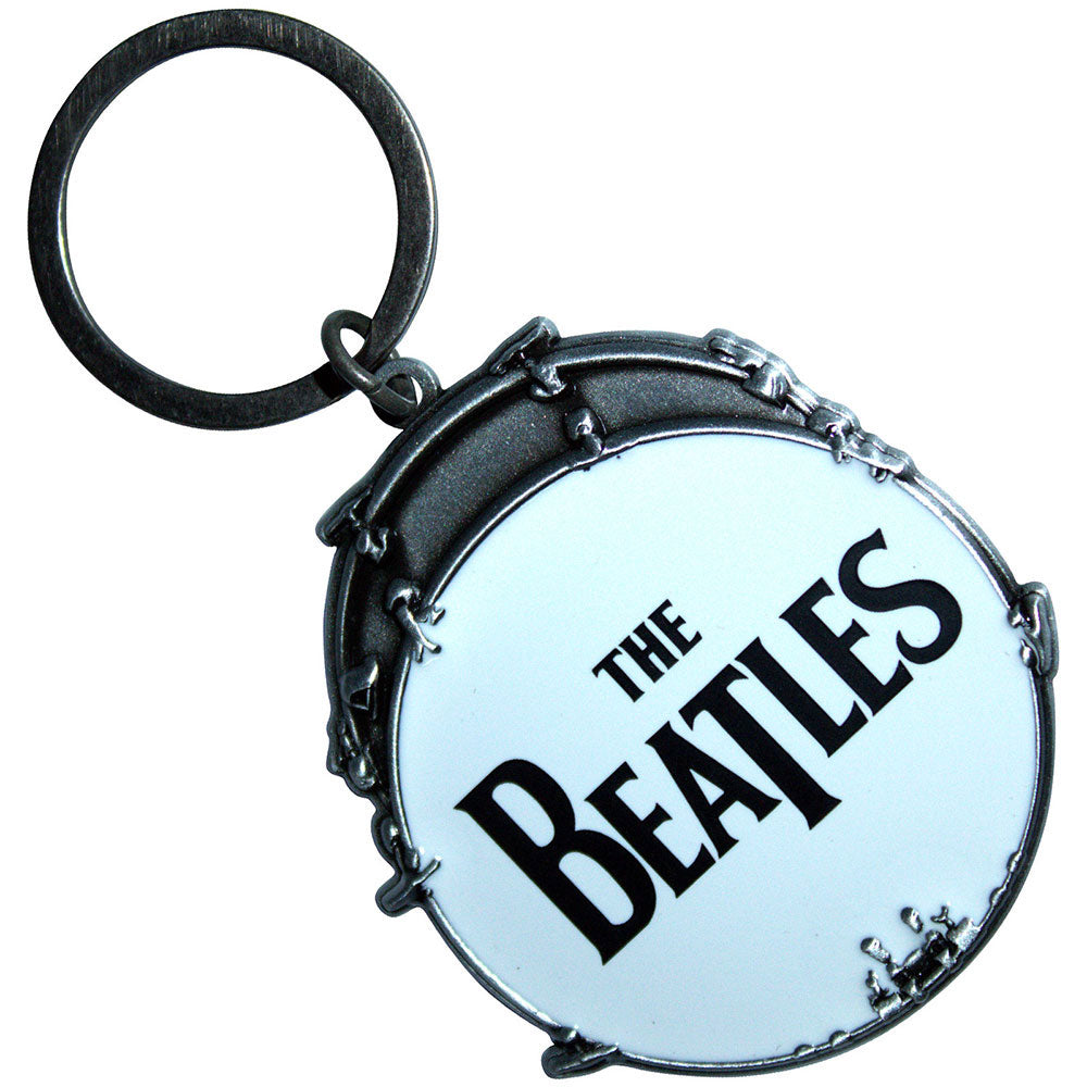 Beatles Drop T Drum Metal Key Chain Front
