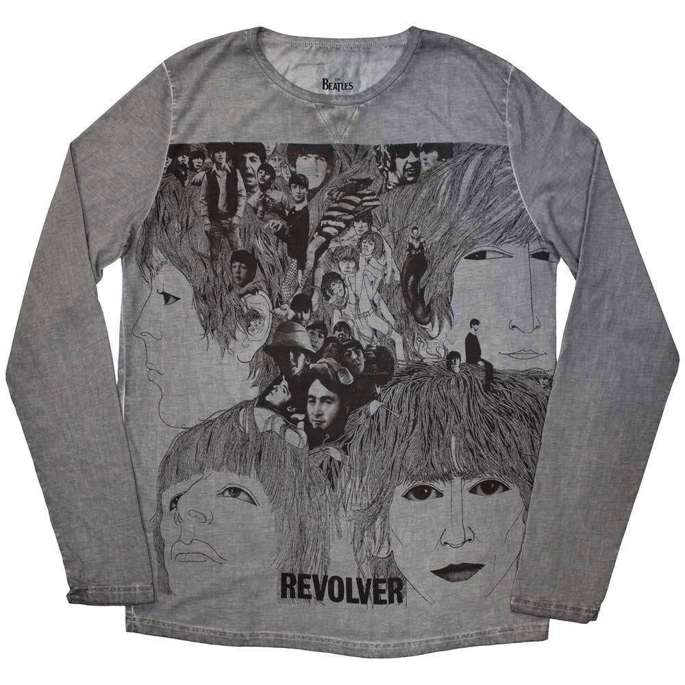 Beatles Revolver Stone Wash Sweatshirt