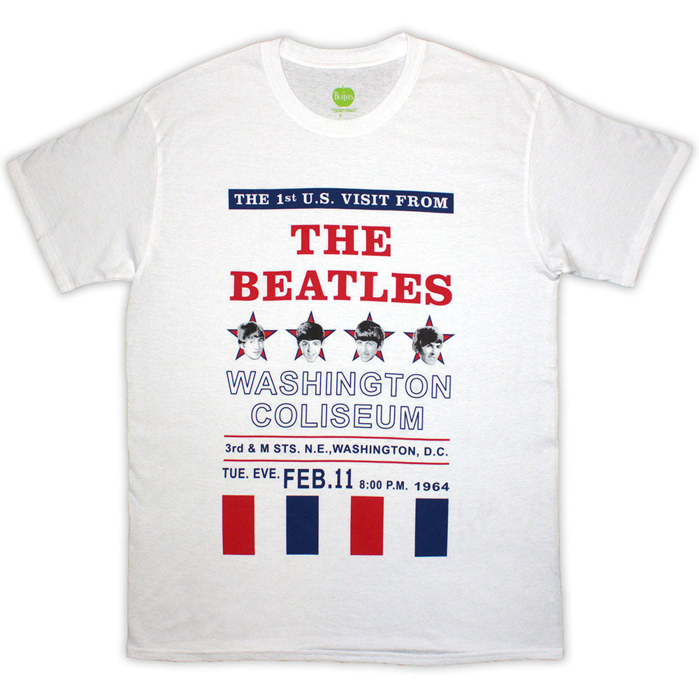 Beatles Washington '64 Stars & Stripes T-shirt Front