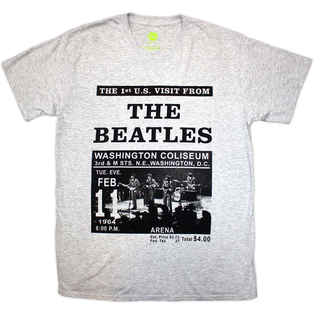 Beatles Washington '64 Promo T-shirt Front