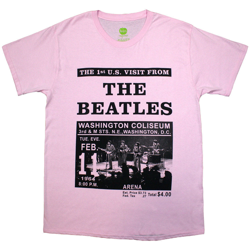 Beatles Washington '64 Promo T-shirt Front
