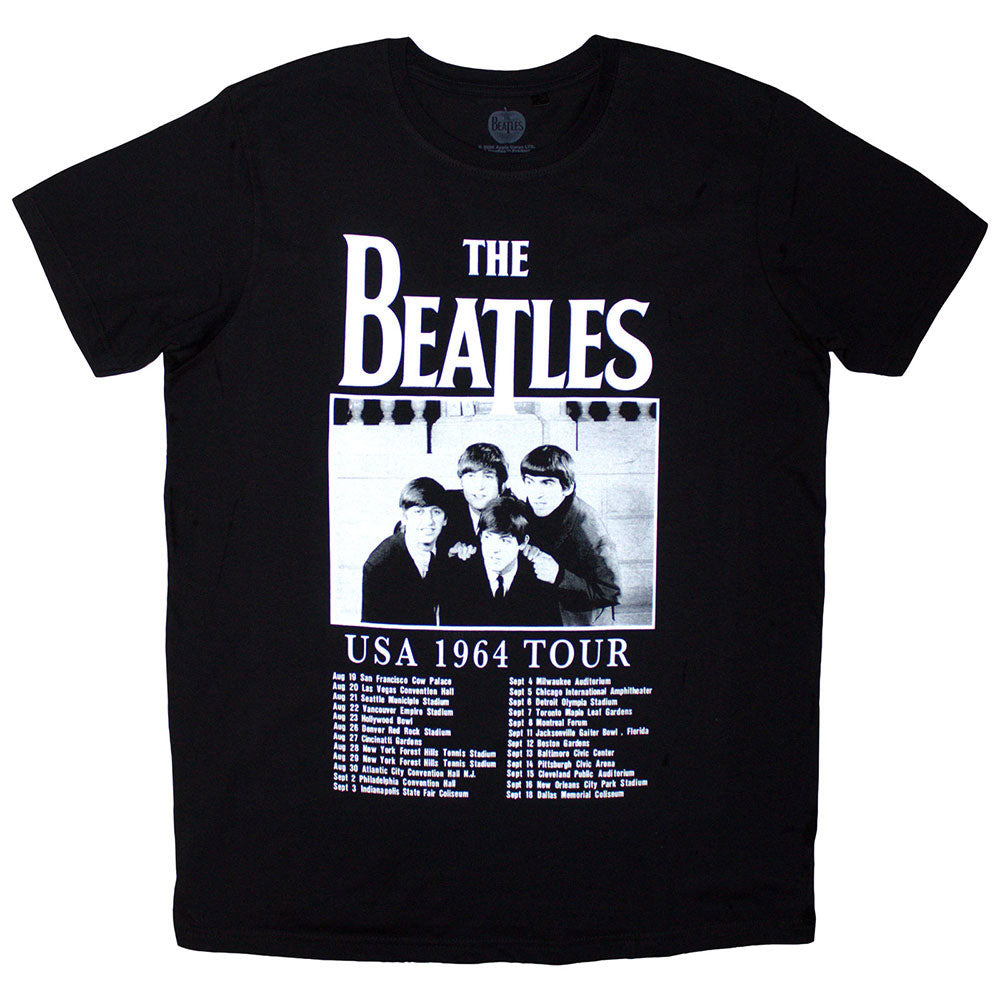 Beatles Tour '64 Dates T-shirt Front