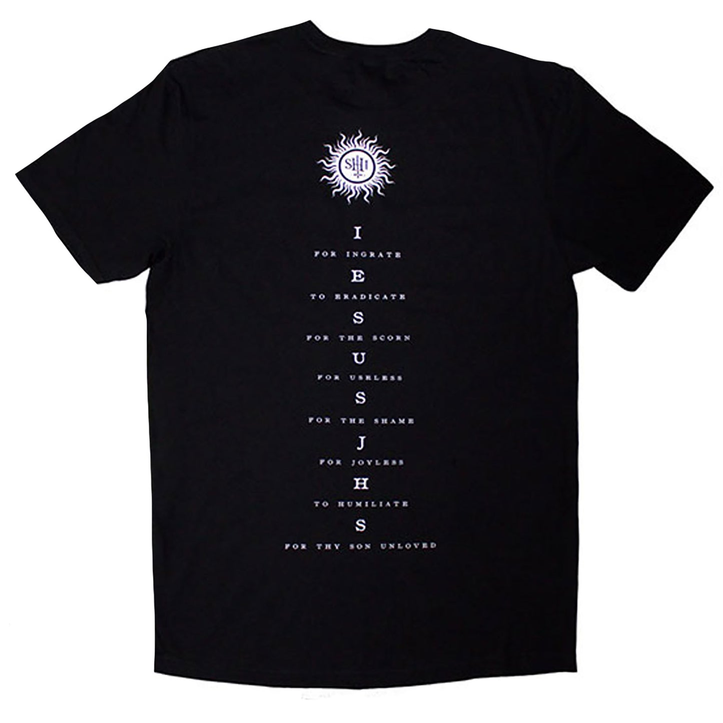 Behemoth The Shit Ov God Vertical Logo Cover T-shirt Back