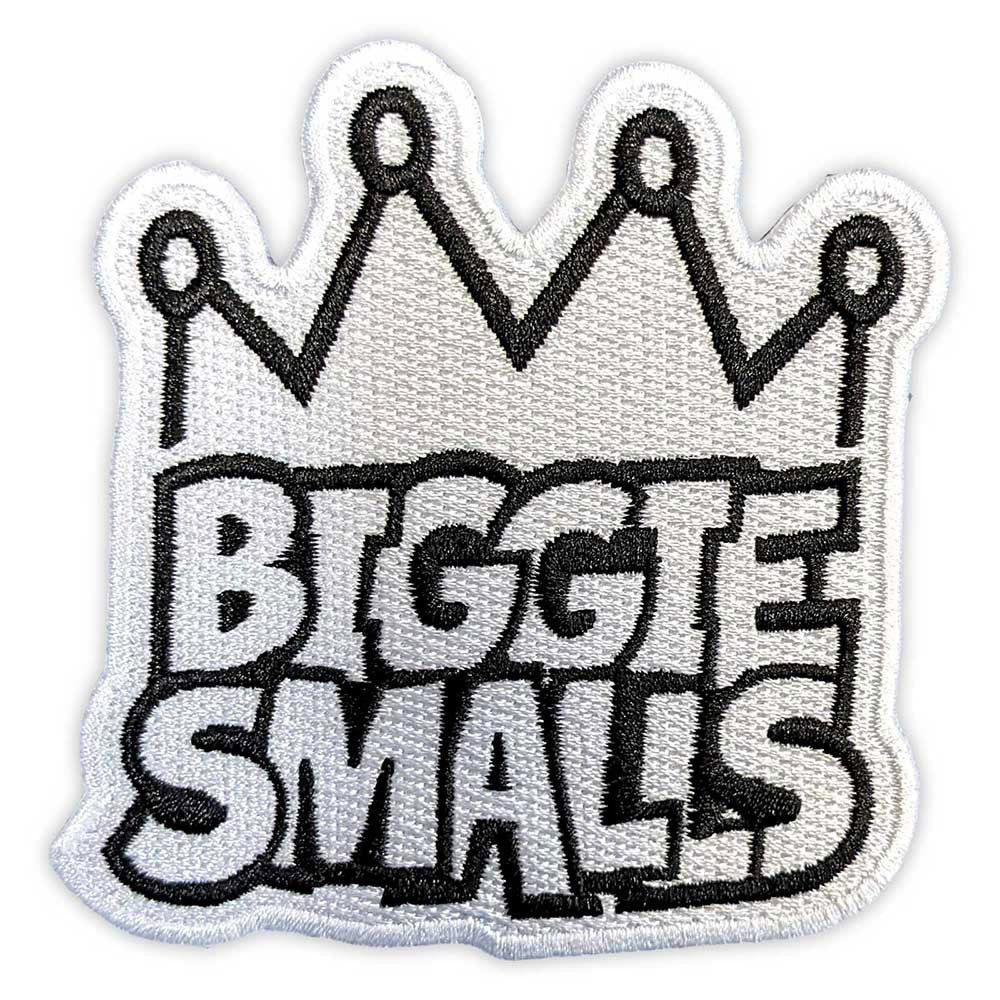 Notorious B.I.G. Crown Logo Woven Patch Front