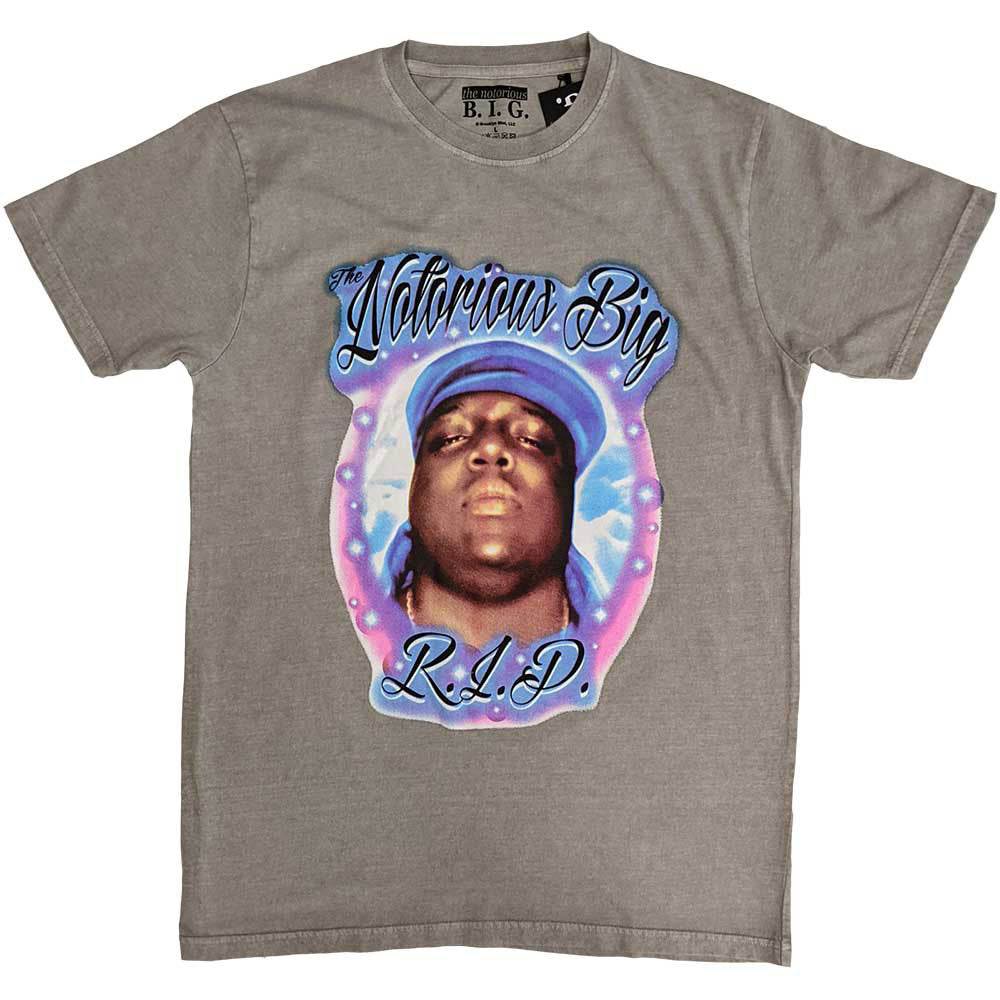 Notorious B.I.G. Rip Airbrush T-shirt Front