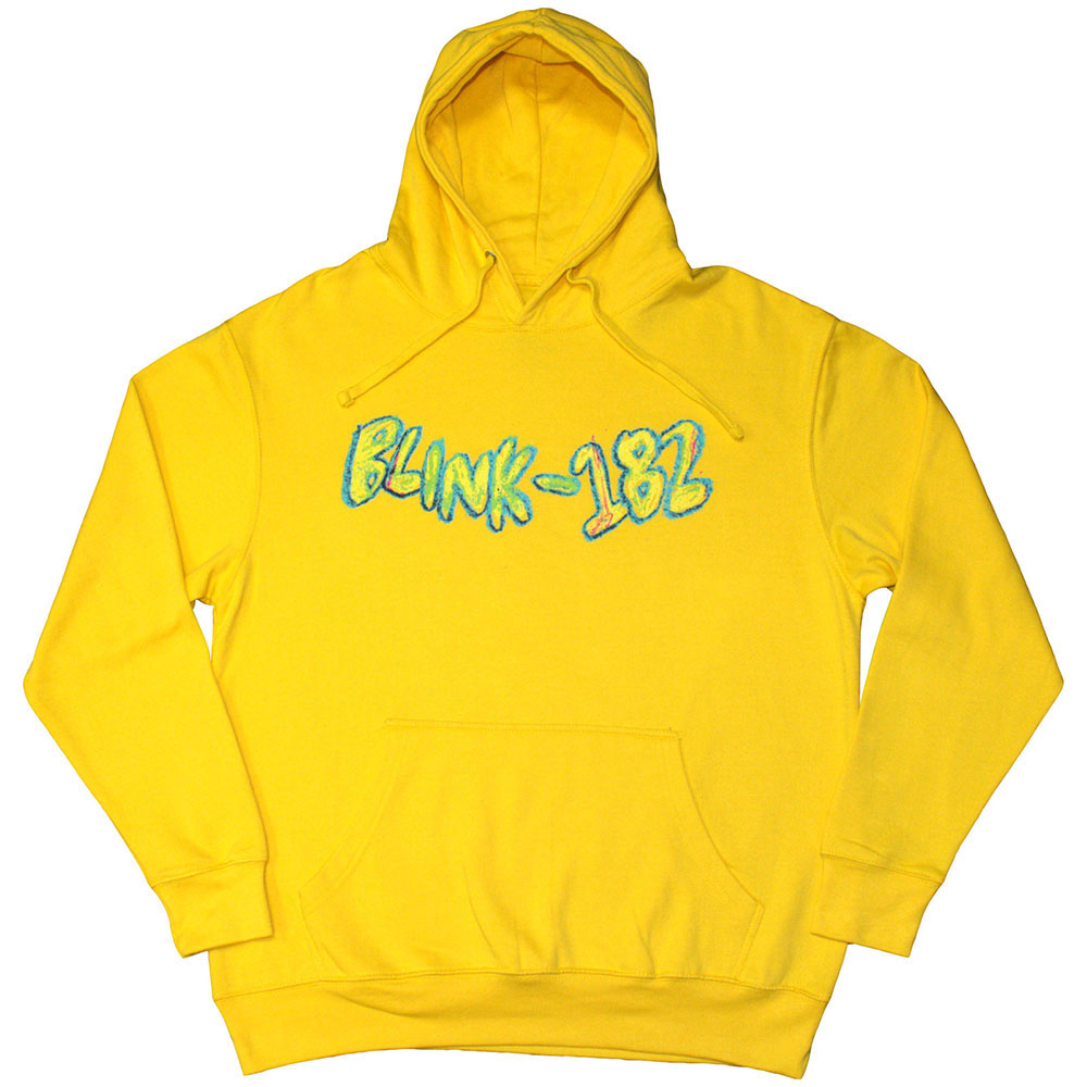 Blink 182 Crayon Hooded Sweatshirt Front