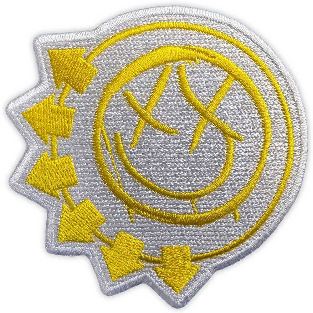 Blink 182 Yellow Six-arrow Smile Woven Patch Front