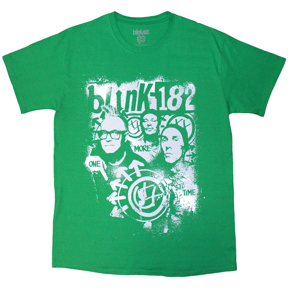 Blink 182 One More Time Spray Paint T-shirt Front