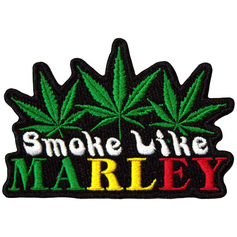Bob Marley Smoke Like Woven Patch Front