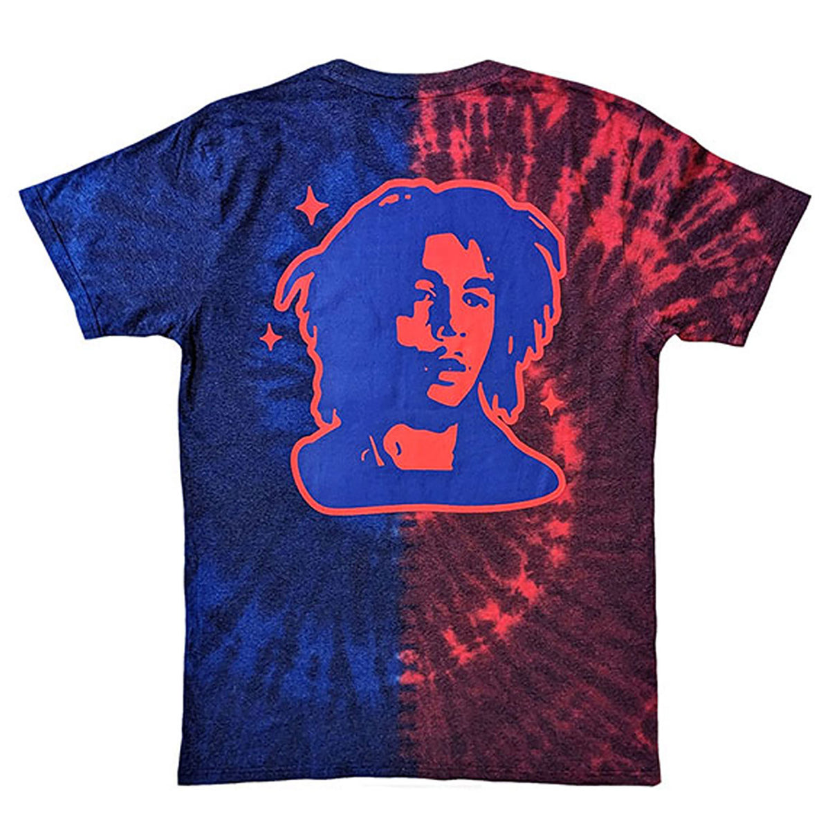 Bob Marley Trippy Text T-shirt Back