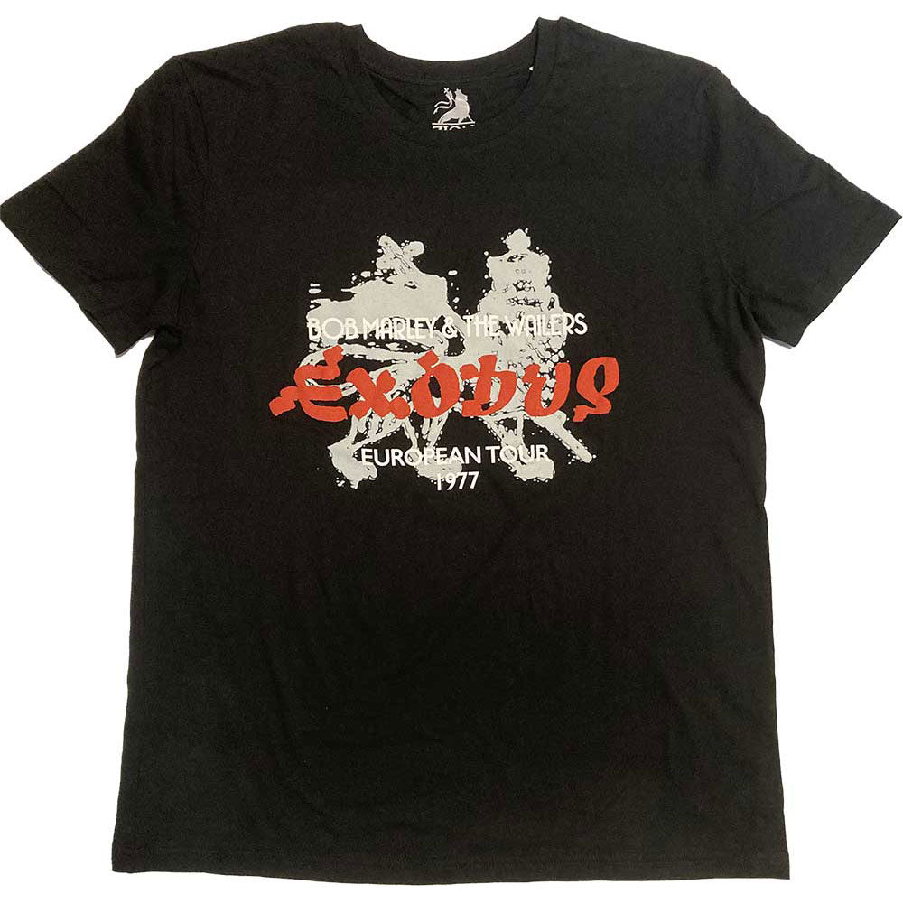 Bob Marley Exodus European Tour '77 T-shirt Front