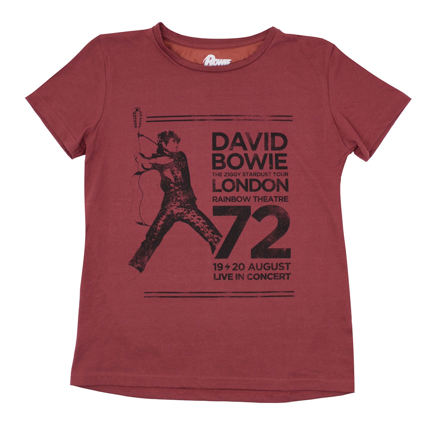 David Bowie Rainbow Theatre Junior Top Front