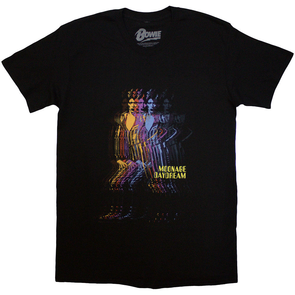 David Bowie Moonage Multi Davids T-shirt Front