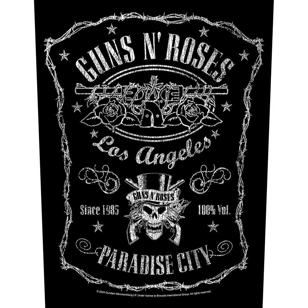 Guns N Roses Paradise City Back Patch Front