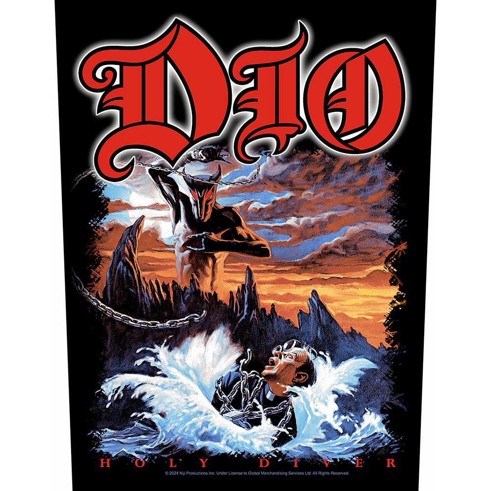 Dio Holy Diver Back Patch Front