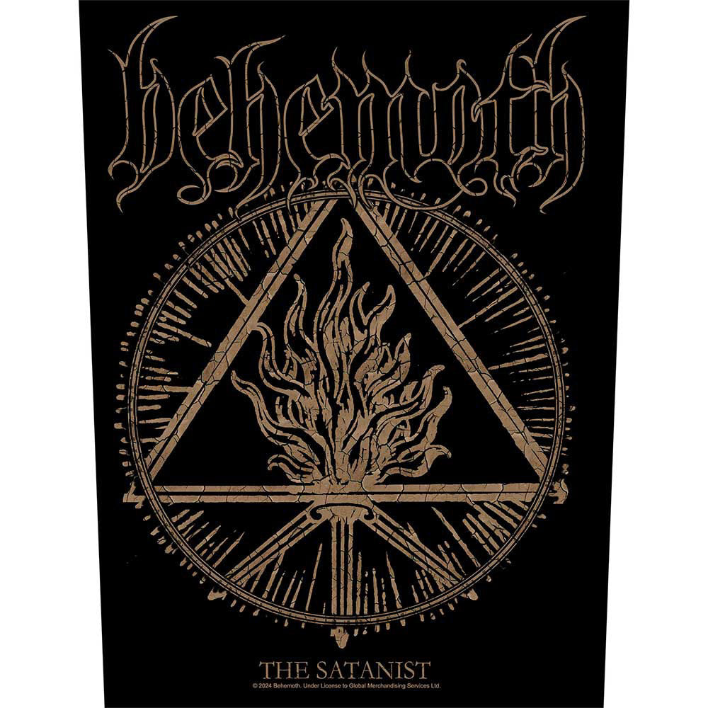 Behemoth The Satanist Back Patch Front
