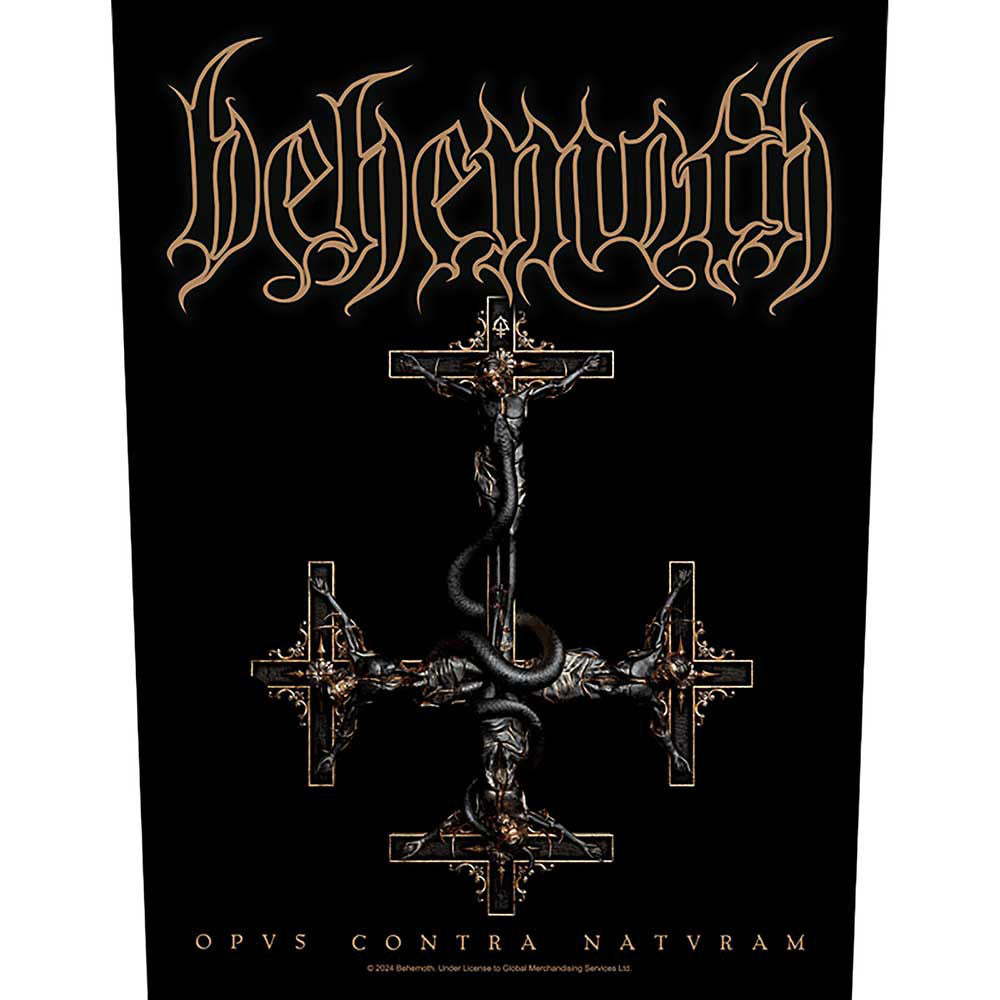 Behemoth Opvs Contra Natvram Back Patch Front