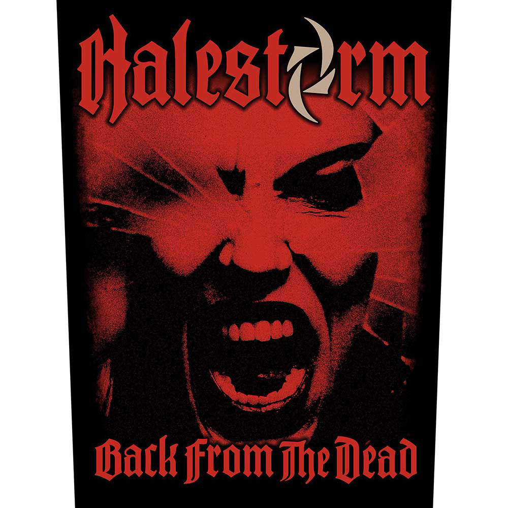 Halestorm Back From The Dead Back Patch Front