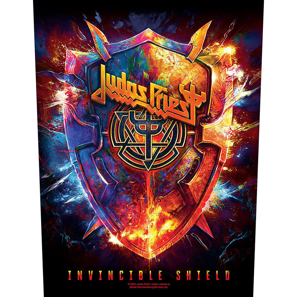 Judas Priest Invincible Shield Back Patch Front