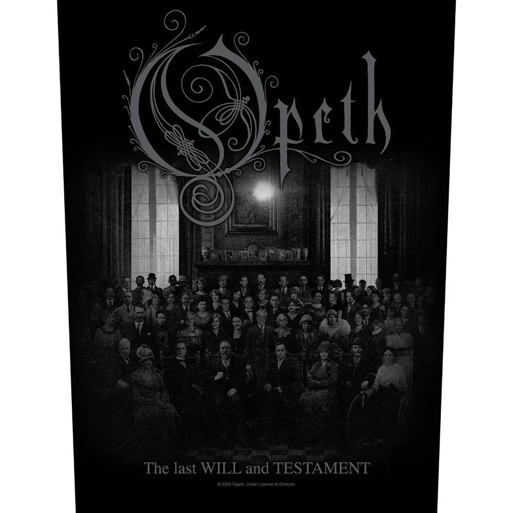 Opeth The Last Will And Testament Back Patch Front